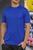 Camisetas Dry Fit Masculina Casual  malha fria Azul