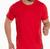 Camisetas Dry Fit Masculina Casual  malha fria Vermelho
