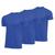 camisetas dry fit masculina treino musculação academia tecido anti suor kit 3 3 azul royal