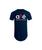 Camisetas Longline Masculinas Swag Oversize Camisas Estampada Básica Algodão Blusa Overzized  Slim Casual Fit Cruz Gospel Evangélica Cristão Presente Azul, Marinho