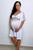 Camisola Amamentação Luxo com Renda e Click Maternidade Rubro