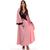 Camisola Longa com Robe Luxo Lua de Mel Moda de Baixo - ES214-219 Rose, Preto