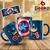 Caneca Capitão América Captain America Geeko Azul