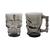 Caneca Caveira Esqueleto Chopp Refrigerante Cerveja 500ml Preto