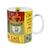 Caneca de porcelana com frases café 390ml A