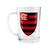 Caneca de Vidro - Caneca de Chopp 650ML Produto Licenciado - MILENO Flamengo