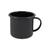 Caneca Esmaltada Ewel - 8cm - 370ml Preto