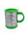 Caneca Mix Misturadora Em Inox Com Alça 350ML GDR0825 Verde GDR0825