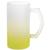 Caneca para Sublimação Chopp Vidro Jateada 475ml 2 Unidades Amarelo