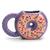 Caneca Rosquinha Donuts 450 ML Cerâmica 3D Decoração Lilás granulado