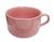 Caneca Xícara Cerâmica Jumbo 450ml Sopa Cereal - Hr Cerâmica Rosa