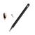 Caneta Digital Stylus p CelularTablet Samsung iPhone iPad Smartphone Kindle Notebook 2em1 Touch Capacitiva Ponta Fina p Desenhar Escrever + Luva  Preto