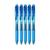 Caneta Gel PENTEL Energel Retrátil 0.5mm KIT 5 Unidades - Escolha a Cor Azul Claro