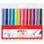 Caneta Hidrográfica Fine Pen Color 0.4 com 12 Faber-castell Unico