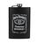 Cantil de Whisky 210ml Personalizado para Presente (Vários Temas) Jack daniels preto