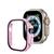 capa acrílico e tela de vidro embutido aple watch ultra 49mm Rose