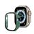 capa acrílico e tela de vidro embutido aple watch ultra 49mm Verde Escuro