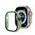 capa acrílico e tela de vidro embutido aple watch ultra 49mm Verde Claro