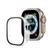 capa acrílico e tela de vidro embutido aple watch ultra 49mm Transparente