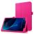 Capa Agenda Magnética Para Tablet Samsung Galaxy Tab A 10.1" SM-P585 / P580 + Película de Vidro Rosa Escuro