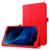 Capa Agenda Magnética Para Tablet Samsung Galaxy Tab A 10.1" SM-P585 / P580 + Película de Vidro Vermelho
