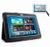Capa Agenda Magnética Para Tablet  Samsung Galaxy Tab2 10.1" GT-P5100 / P5110 / P5113 + Película de Vidro Preto