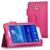 Capa Agenda Para Tablet Samsung Galaxy Tab3 7" SM- T110 / T111 / T113 / T116 + Película de Vidro Rosa Escuro