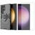 Capa Anel Para Samsung Galaxy S24 Ultra + Pelicula Hidrogel Preto