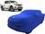 Capa Automotiva Nissan Frontier Tecido Helanca Cor Preta Azul
