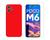 Capa Aveludada Compativel Com  Xiaomi Redmi 12 5G + Pelicula Hidrogel Vermelho