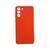 Capa Aveludada Masculina Feminina Colorida para Galaxy S21 FE 2684 - Vermelho