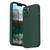Capa Aveludada Silicone Anti Impacto Para iPhone 15 Todos Verde-escuro