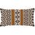 Capa Baguete 29x52  Linho e Aplique material sintético Ecológico Ikat Brown B LA FAVORITTA AL