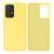 Capa Capinha Aveludada para Galaxy A72 Silicone Cover Amarelo