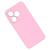 Capa Capinha Aveludada Para Realme Note 50 + Pelic Vidro 3d Rosa