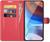 Capa Capinha Carteira Galaxy M52 5G Case Couro Flip Cartões Vermelha