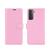 Capa Capinha Carteira Galaxy S21 Tela 6.2 Case De Couro Flip Rosa