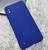 Capa Capinha Case A10 / A105 Samsung Galaxy Silicone Aveludado Proteção de Câmera Azul marinho