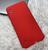 Capa Capinha Case A10 / A105 Samsung Galaxy Silicone Aveludado Proteção de Câmera Vermelho