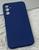 Capa Capinha Case A24 Samsung Galaxy Silicone Aveludado Proteção de Câmera Azul Marinho