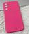 Capa Capinha Case A24 Samsung Galaxy Silicone Aveludado Proteção de Câmera Rosa Pink