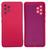 Capa Capinha Case A32 5G da Samsung Galaxy Silicone Aveludado Proteção de Câmera Colorida Rosa Pink