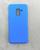 Capa Capinha Case A7 Samsung Galaxy Silicone Aveludado Proteção de Câmera Colorida Azul Claro