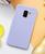 Capa Capinha Case A7 Samsung Galaxy Silicone Aveludado Proteção de Câmera Colorida Lilás