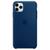 Capa Capinha Case Compatível Com iPhone 11 Pro Silicone Rígido e Interior Aveludado Toque Suave Azul