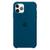 Capa Capinha Case Compatível Com iPhone 11 Pro Silicone Rígido e Interior Aveludado Toque Suave Azul-horizonte