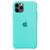 Capa Capinha Case Compatível Com iPhone 11 Pro Silicone Rígido e Interior Aveludado Toque Suave Azul-tiffany