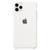 Capa Capinha Case Compatível Com iPhone 11 Pro Silicone Rígido e Interior Aveludado Toque Suave Branco