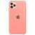 Capa Capinha Case Compatível Com iPhone 11 Pro Silicone Rígido e Interior Aveludado Toque Suave Rosa-chiclete