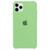 Capa Capinha Case Compatível Com iPhone 11 Pro Silicone Rígido e Interior Aveludado Toque Suave Verde-abacate